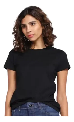 Blusa Feminina de Algodão Básica Malwee Baby Look