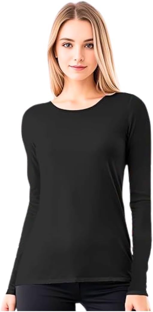 Blusa Térmica Feminina Manga Longa Peluciada para o Inverno