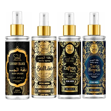 Kit Body Splash Árabe Masculino Soul Cosméticos: Vale a Pena?