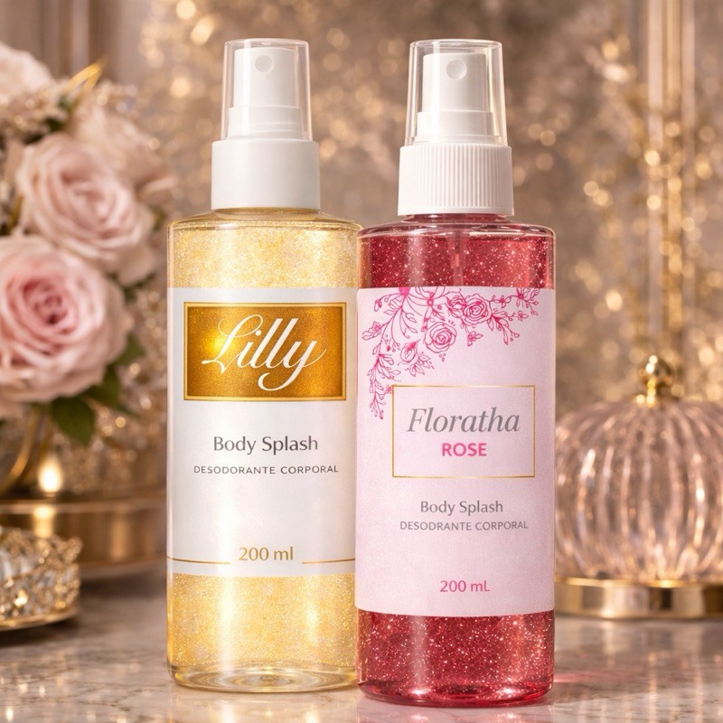Body Splash Encanto Lily + Florata Rose Feminino 200 ml