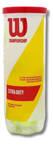 Bola de Tênis Wilson Championship Extra Duty - Tubo com 3