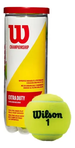 Bola de Tênis Wilson Championship Extra Duty - Tubo com 3