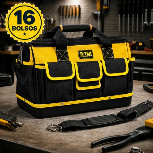 Bolsa de Ferramentas Reforçada B-TEK BT-398: Resistência para Profissionais