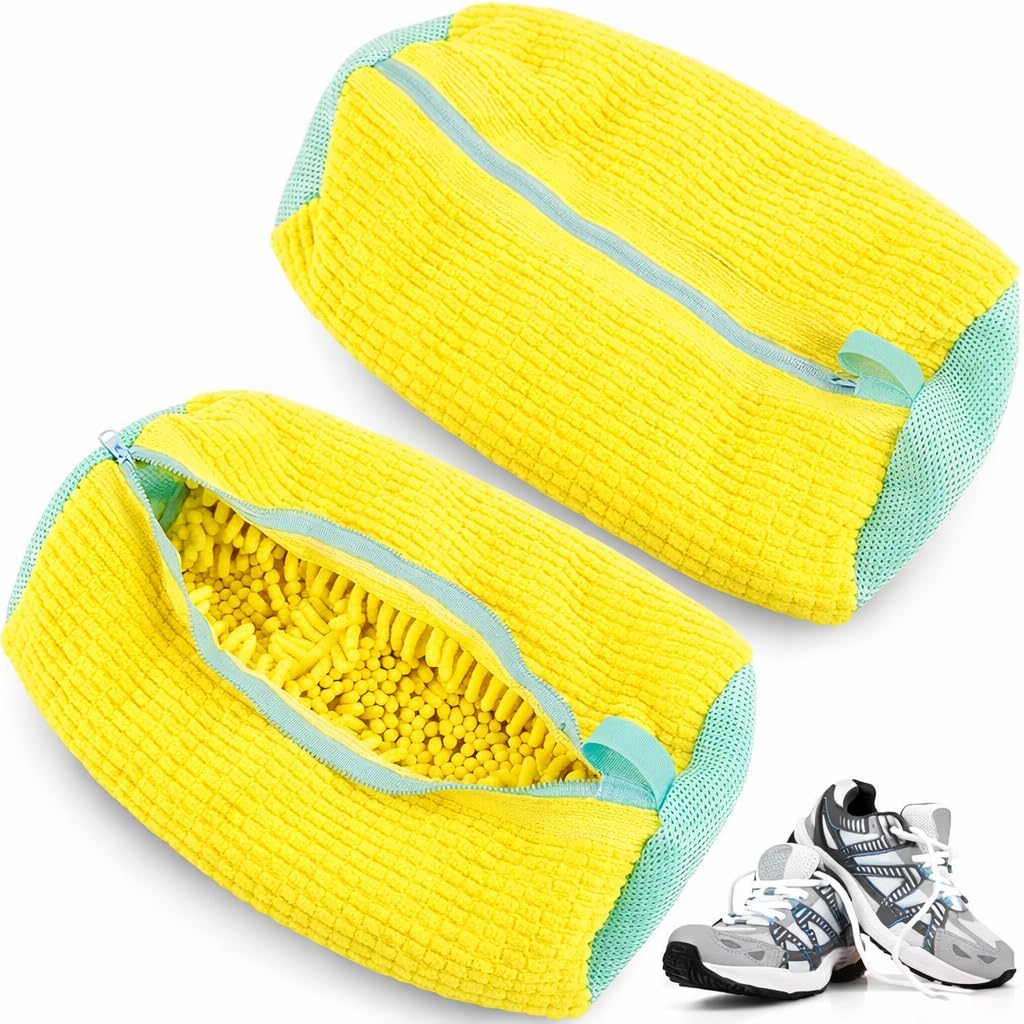 Bolsa para Lavar Tênis e Sapatos em Malha Chenille Premium