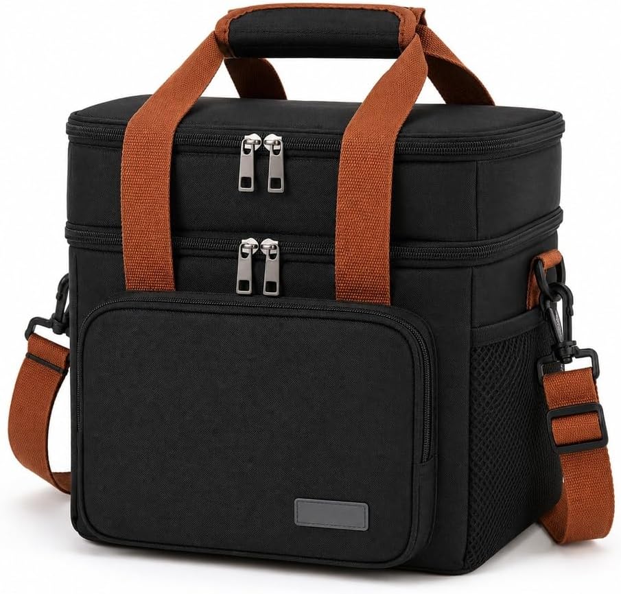 Bolsa Térmica 13L com 2 Compartimentos e Alça Ajustável