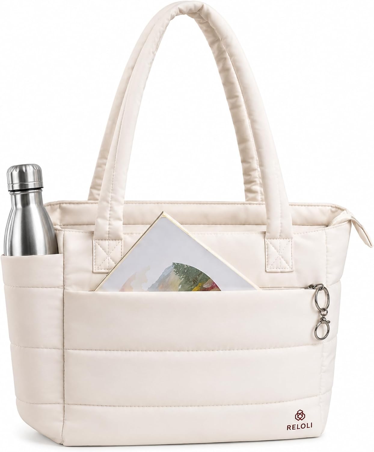 Bolsa Tote Puffer Feminina Grande: Estilo e Proteção para Notebook