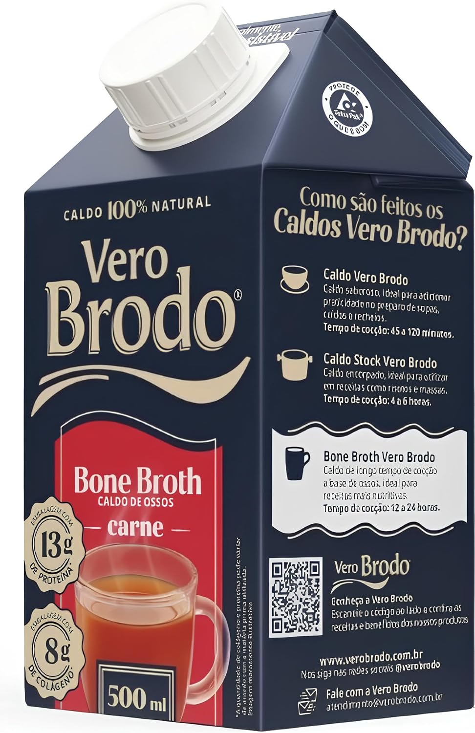 Bone Broth Bovino 500ml: Análise da Bebida Nutritiva