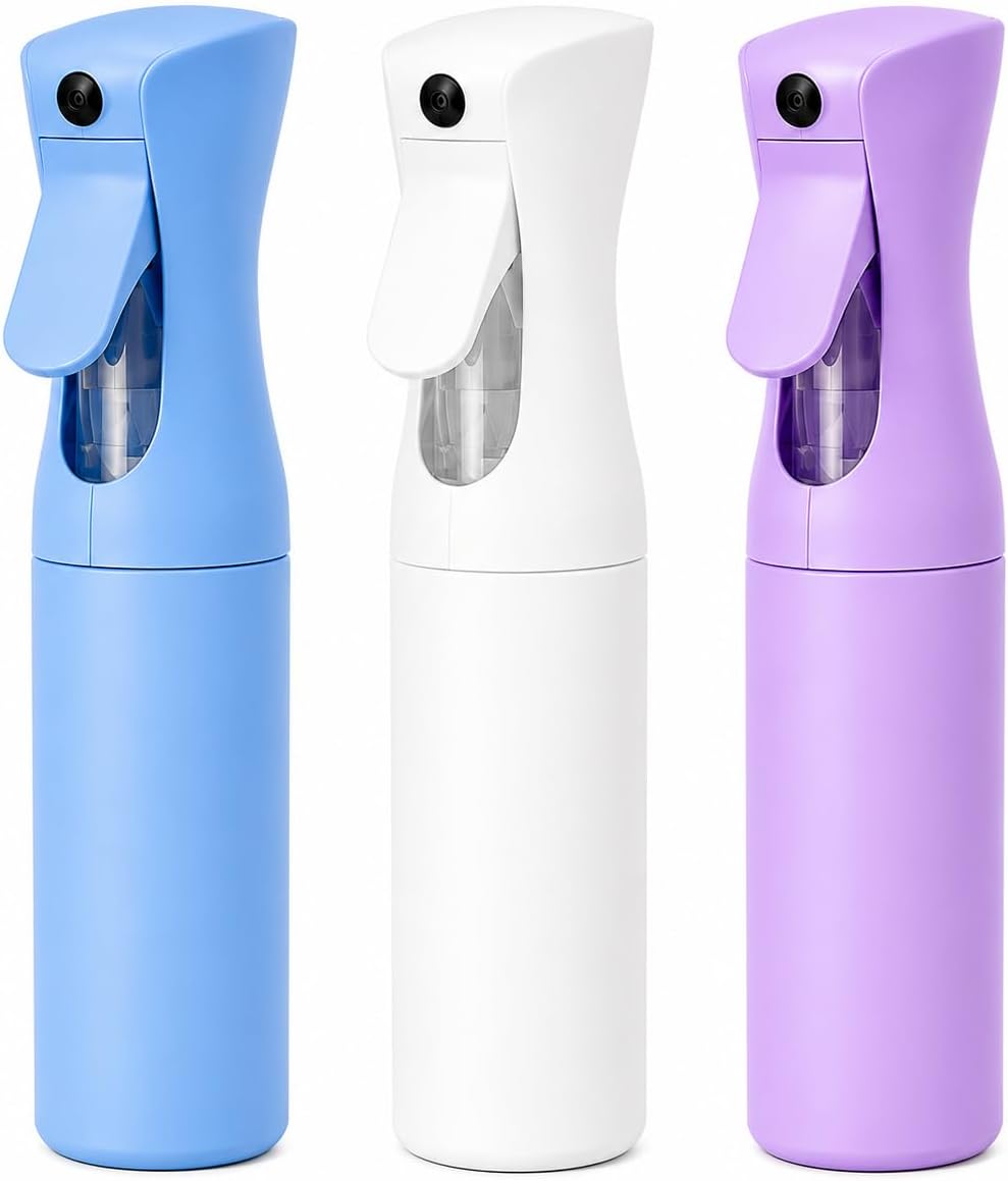 Borrifador Spray Contínuo 200ml: Névoa Premium para Cabelos e Estética