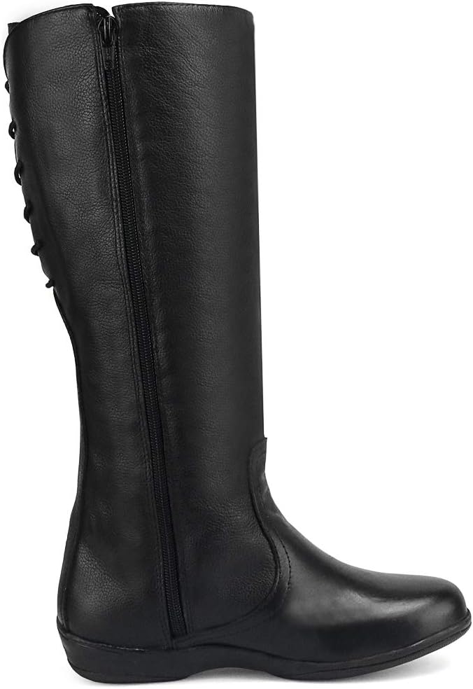 Bota Feminina Cano Longo Estilo Montaria em Couro Legítimo