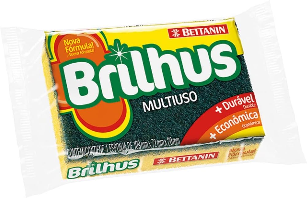 Brilhus Esponja Multiuso Bettanin: A escolha prática para limpeza doméstica