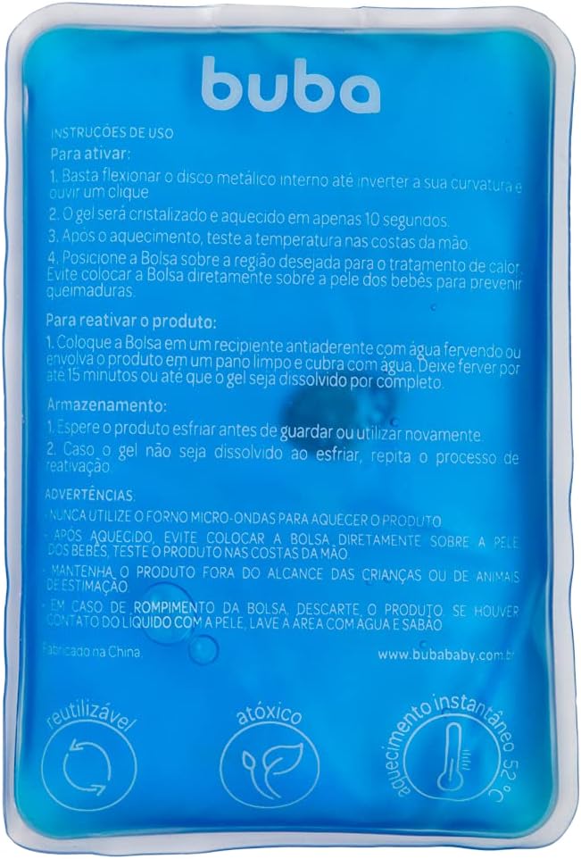 Bolsa Térmica Instantânea em Gel Buba 14517 Azul