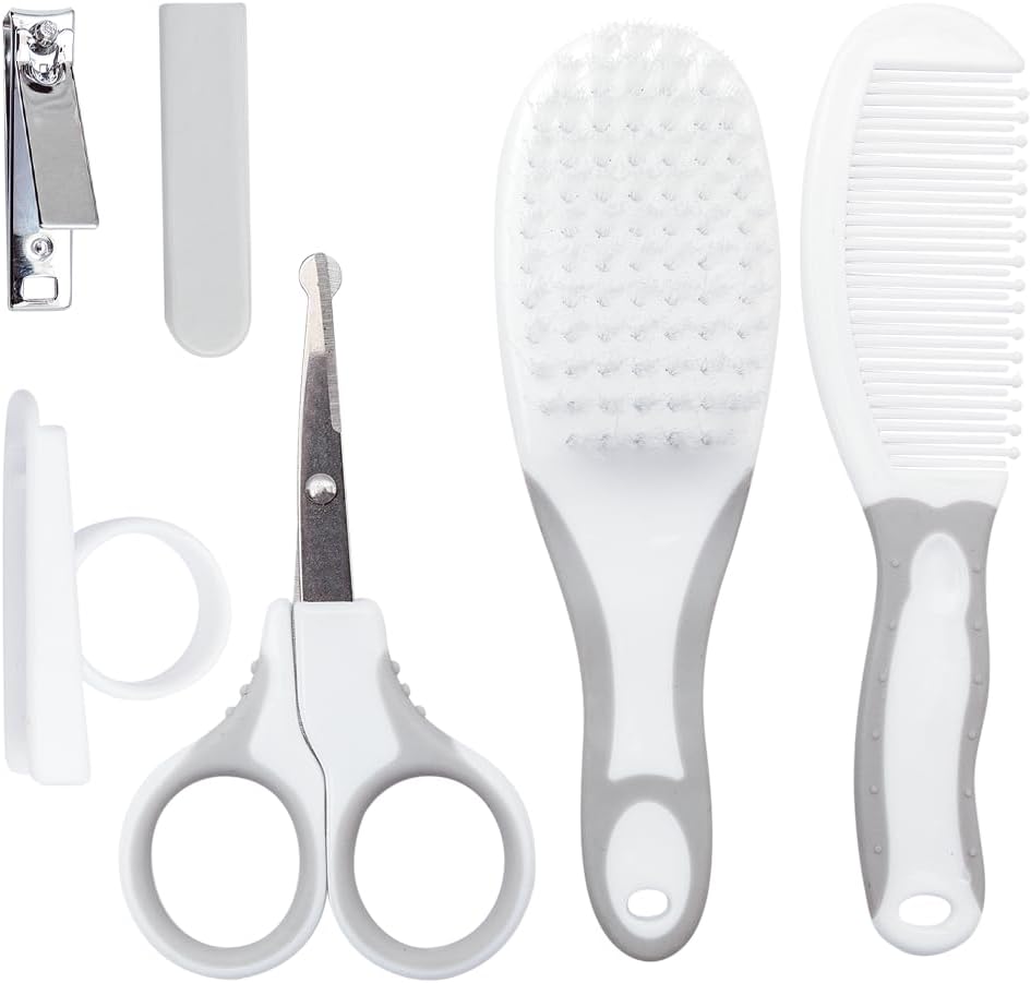 Kit Cuidados Baby Buba Cinza: Praticidade e Segurança na Higiene do Bebê