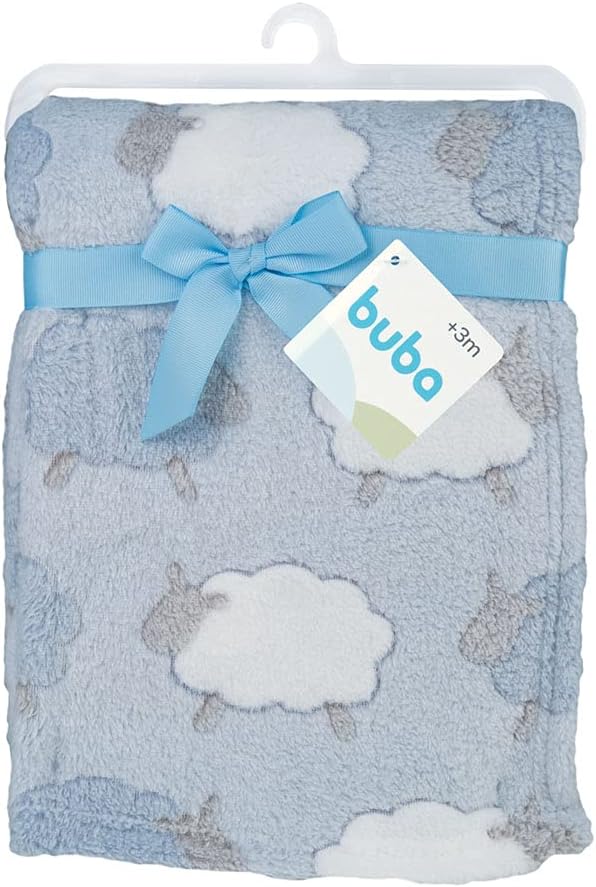 Buba Mantinha de Apego Ovelhinha Azul