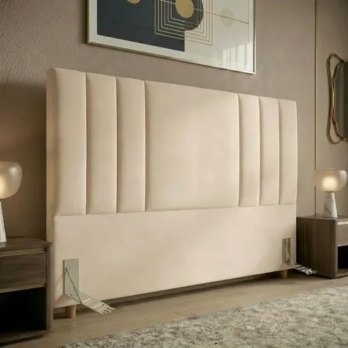 Cabeceira Casal Cama Box 1.40 Listra Estofada com Kit Fixador