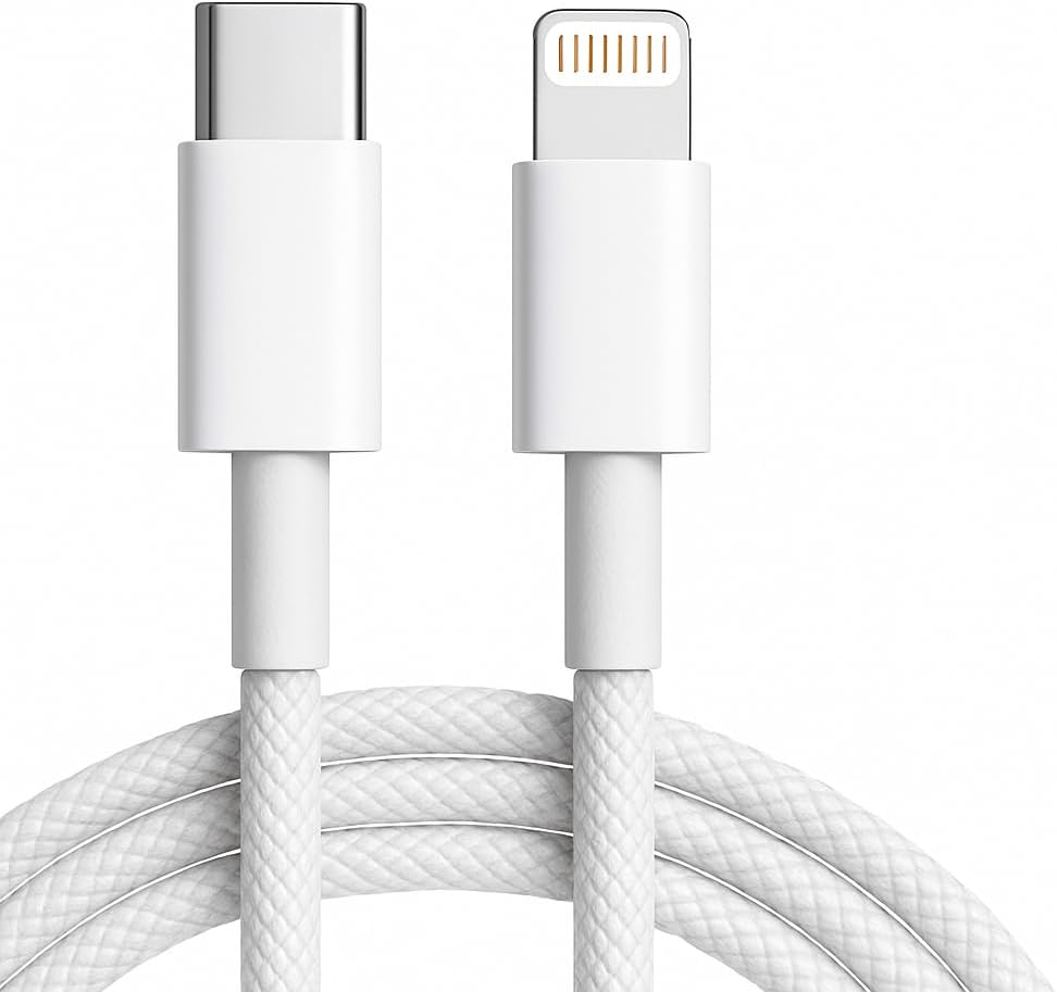 Cabo Carregador Turbo USB-C para Lightning 1 Metro Trançado
