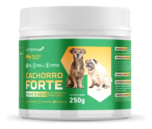 Cachorro Forte Vovô E Vovó 250g: Suplemento para Cães Idosos