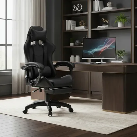 Cadeira de Escritório Gamer Nitro Ergonômica com Apoio para Pés