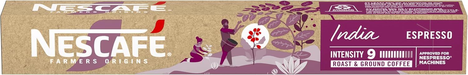Cápsula Nescafé Farmers Origins Índia: Intensidade e Sabor
