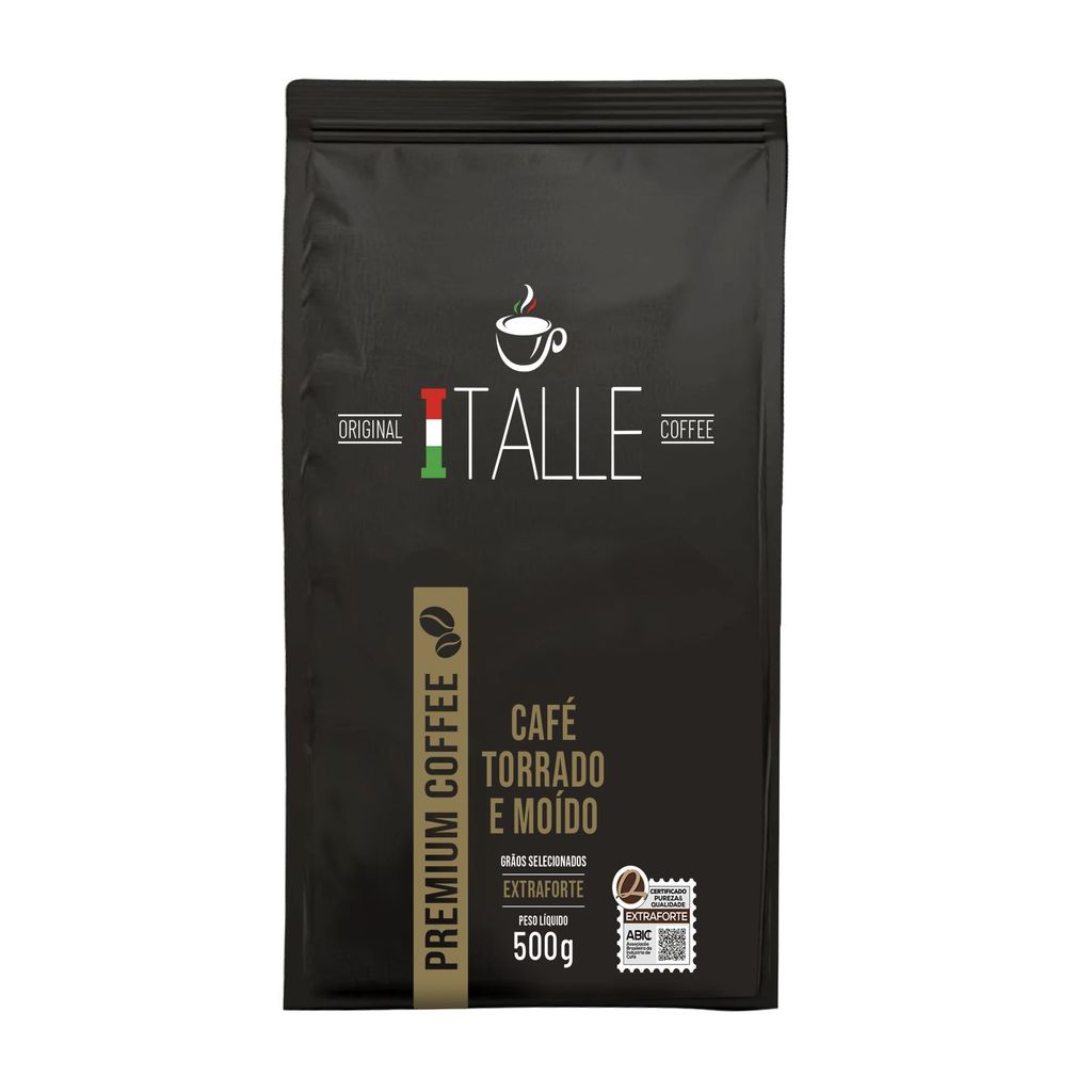 Café Torrado e Moído Extraforte Café Italle 500g
