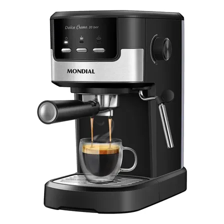 Review Cafeteira Espresso Mondial Dolce Crema 20 Bar C-21-E-CNP