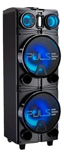 Caixa De Som Pulse Storm 2 10 Pol Bluetooth Led Rádio-1500w