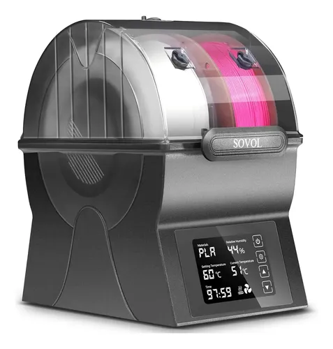 Caixa Secadora Dupla para Filamento de Impressora 3D com Controle de Umidade 127v