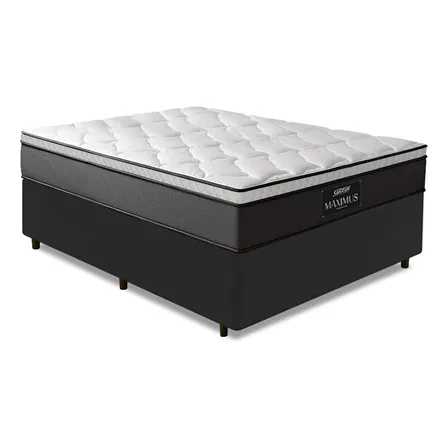 Cama Box Casal Gazin Maximus Molas Ensacadas