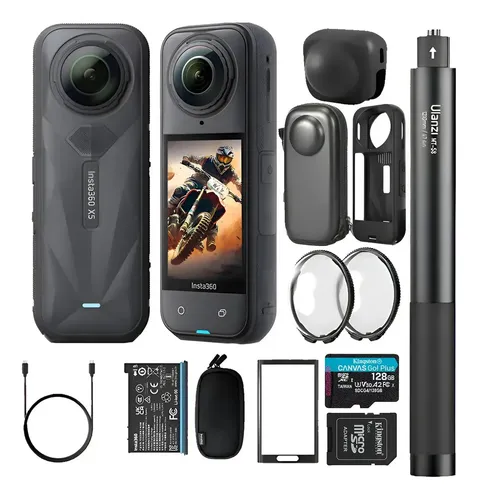 Câmera Insta360 X5 8k Kit Completo + Cartão: A Revolução da Captura 360