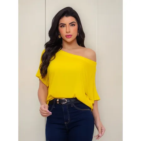 Camisa Ombro a Ombro Feminina: Estilo e Conforto na Manga Curta