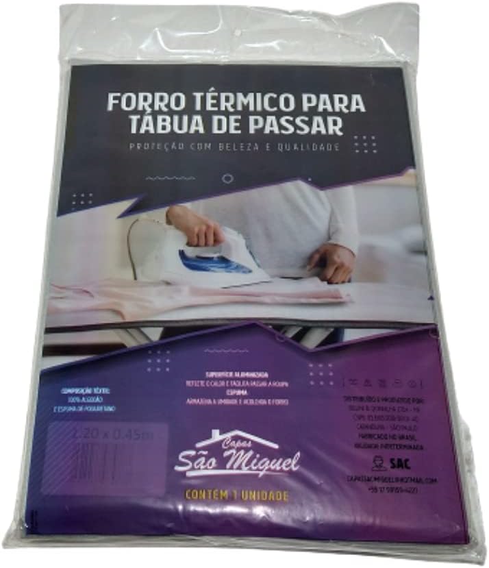 Capa para Tábua de Passar Ungrol com Espuma (Tamanho G)