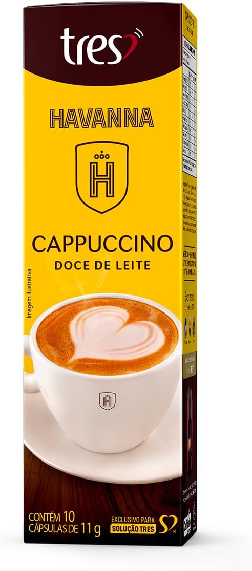 Review: Cápsula de Cappuccino Doce de Leite TRES 3 Corações