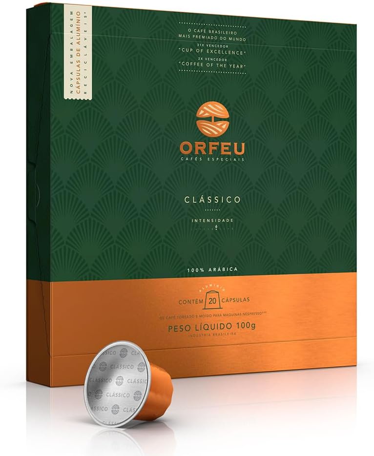 Cápsulas de Café Orfeu Clássico: Equilíbrio e Qualidade Premium
