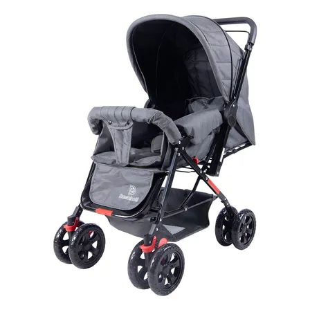 Carrinho de Bebê Passeio Bambinelli Fox Reclinável Preto