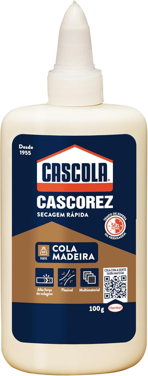Cascola Cascorez Cola Madeira: Resistência e Versatilidade em 100g