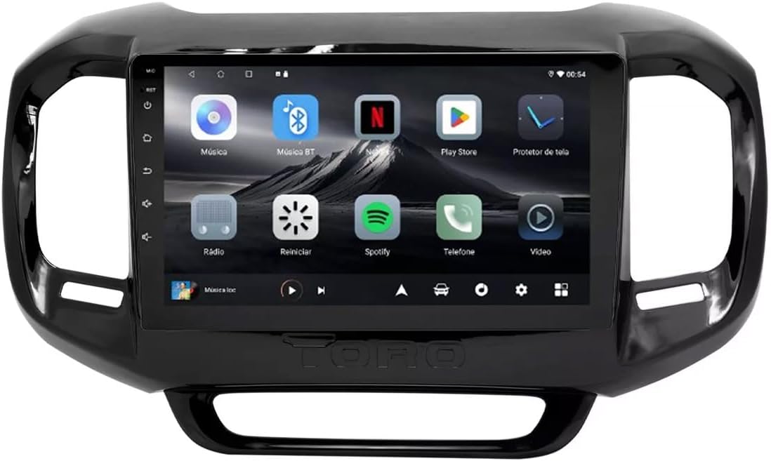 Central Multimídia Adak G2 para Fiat Toro (2015-2019) com Tela QLED de 9"