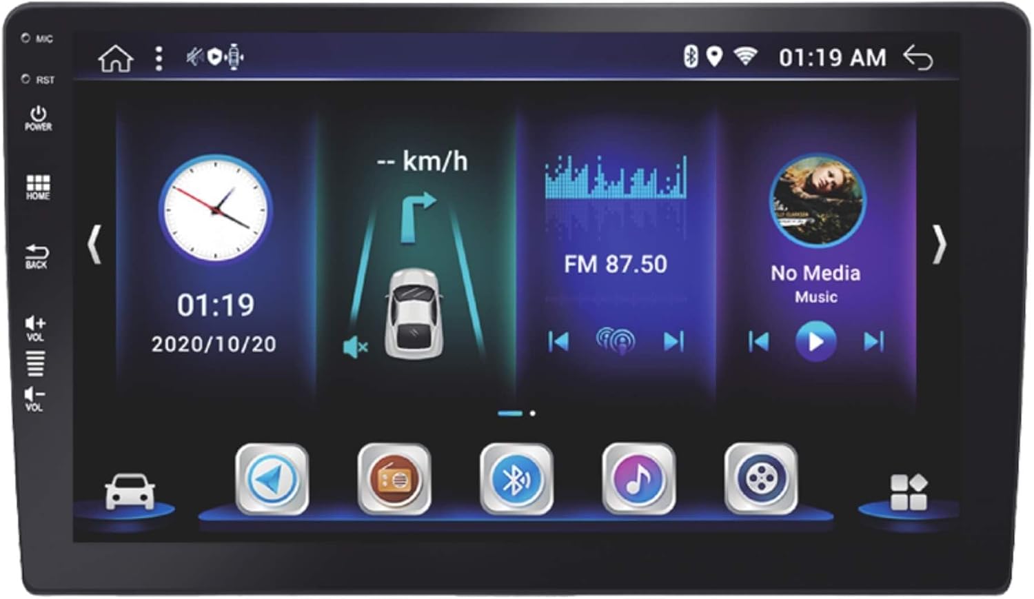 Central Multimídia Roadstar RS1020BR MI PRO: Performance Octa Core no Painel