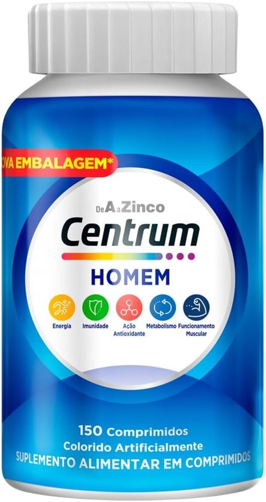 Centrum Homem Multivitamínico: Vale a pena comprar o frasco de 150 comprimidos?