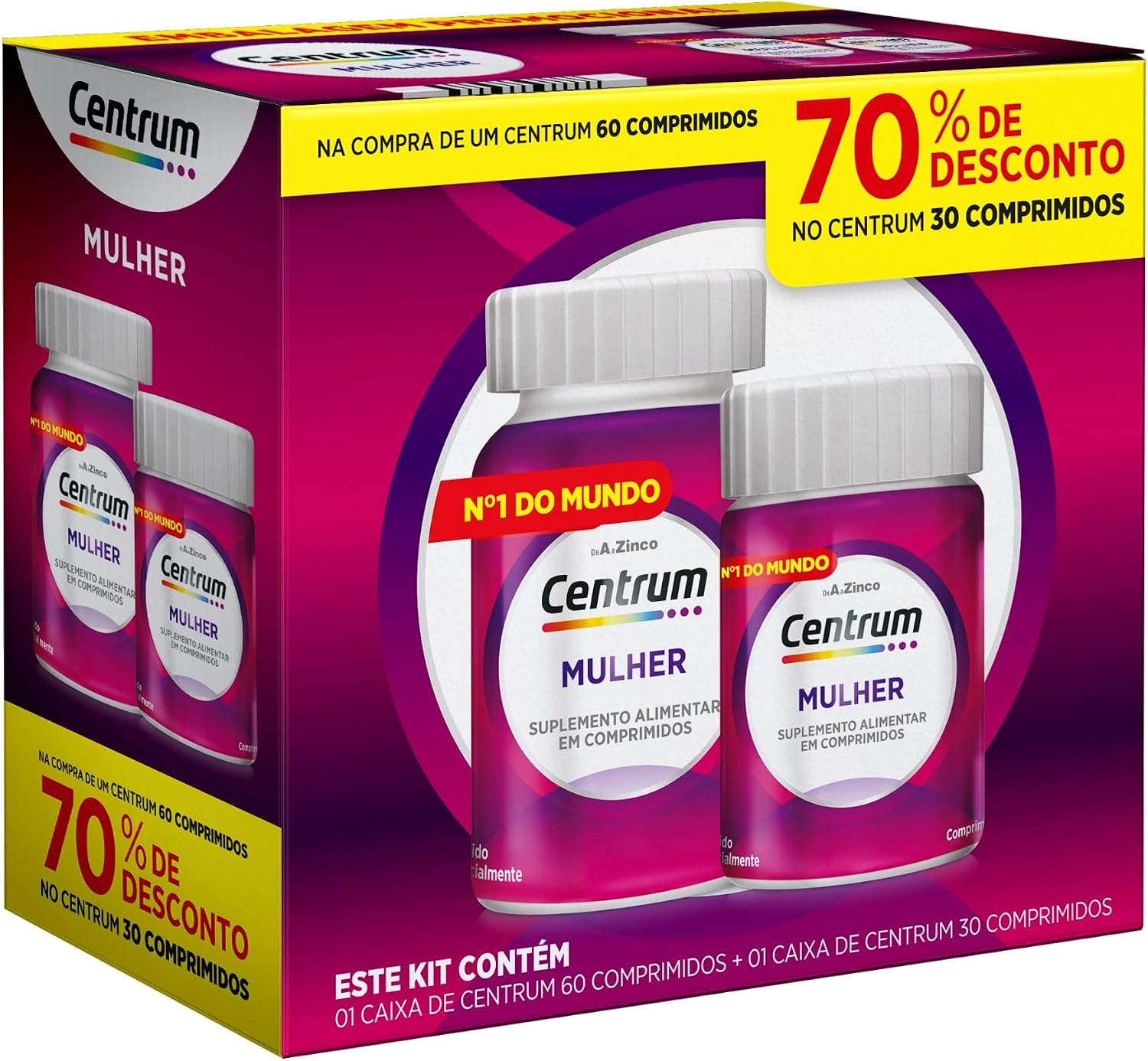 Centrum Mulher 90 Comprimidos: Vale a pena o Kit Leve 90 Pague 60?