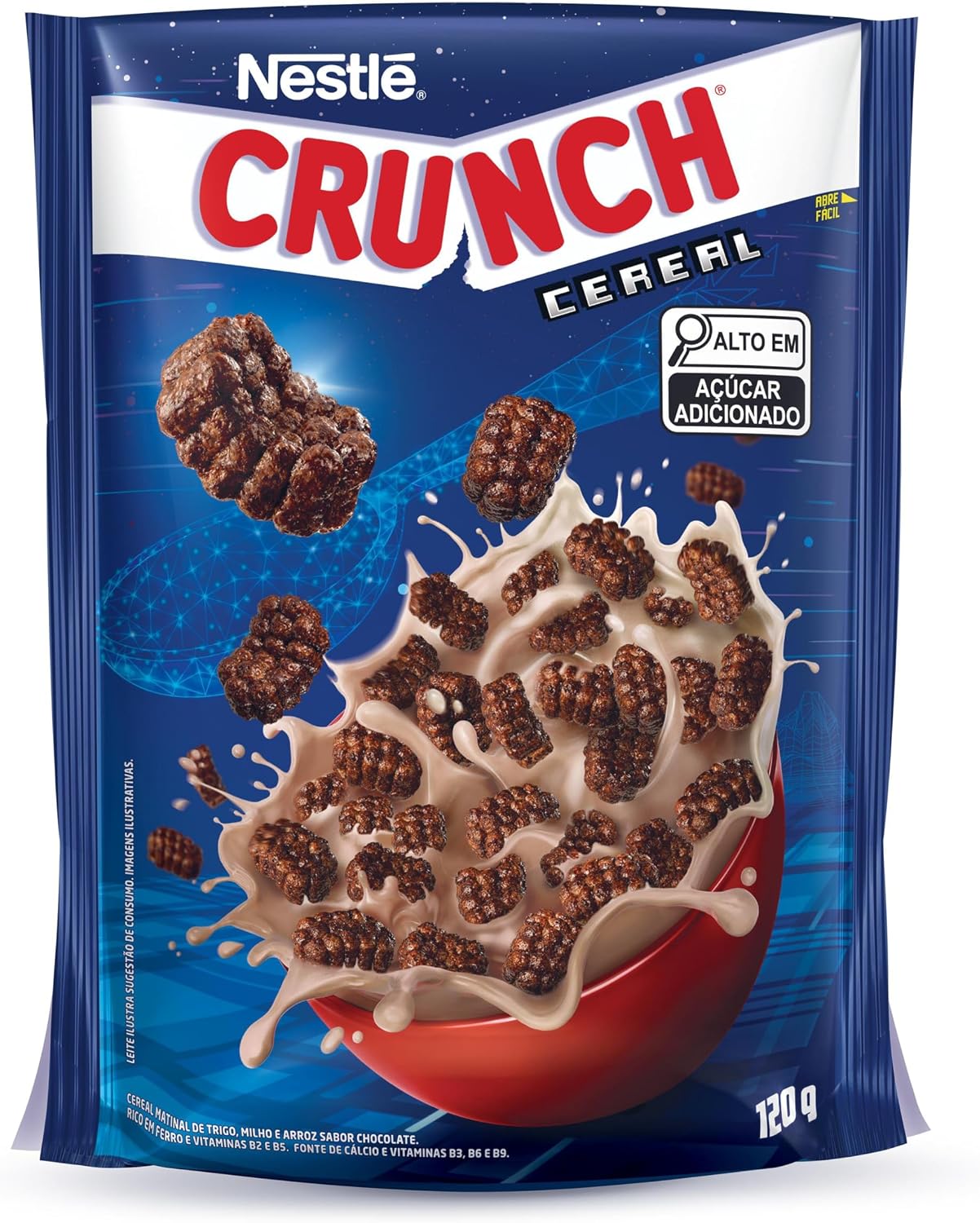 Cereal Matinal Crunch 120g: O Clássico Sabor de Chocolate com Crocância