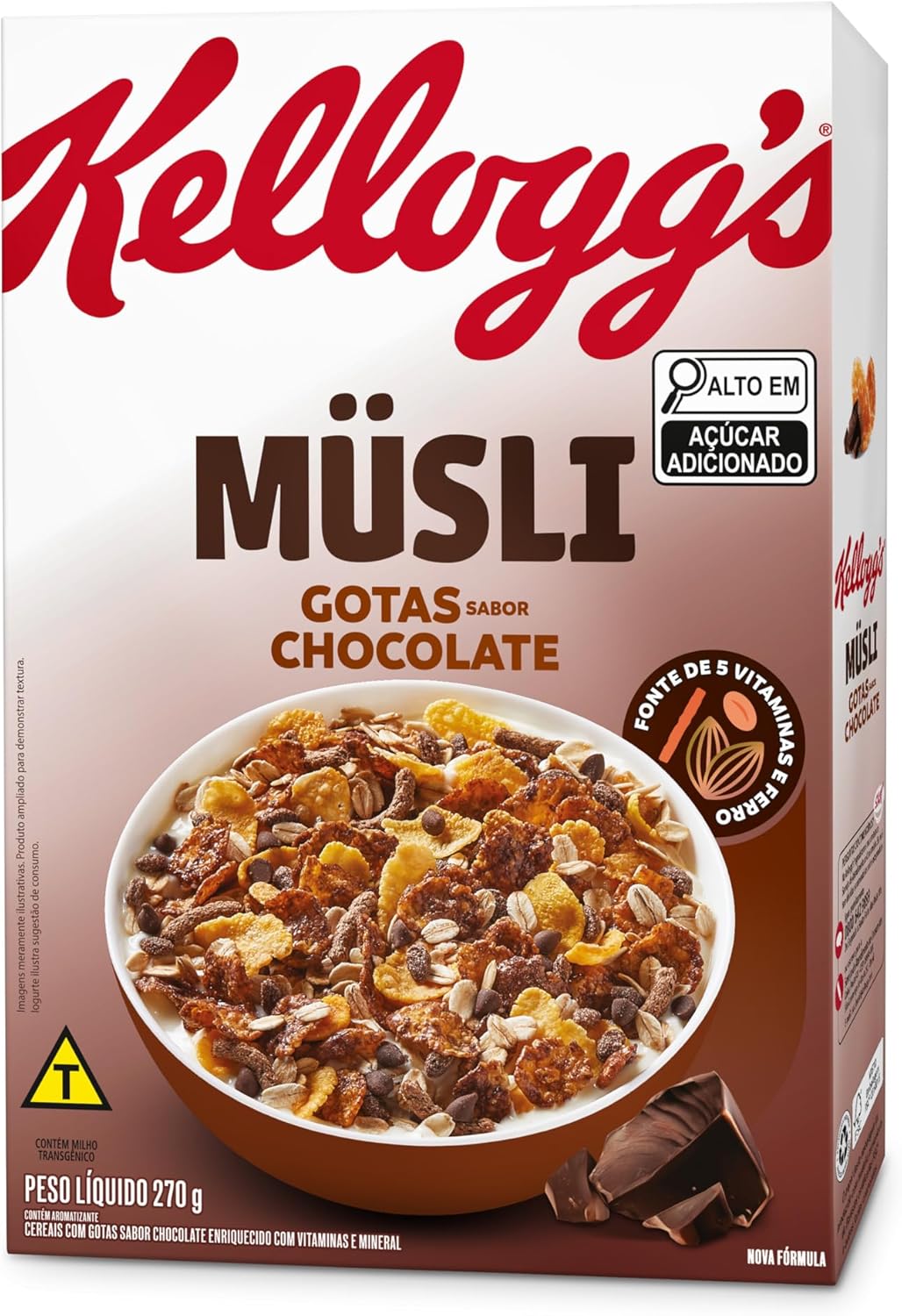 Cereal Müsli Kellogg's Gotas Chocolate 270g: Vale a Pena?