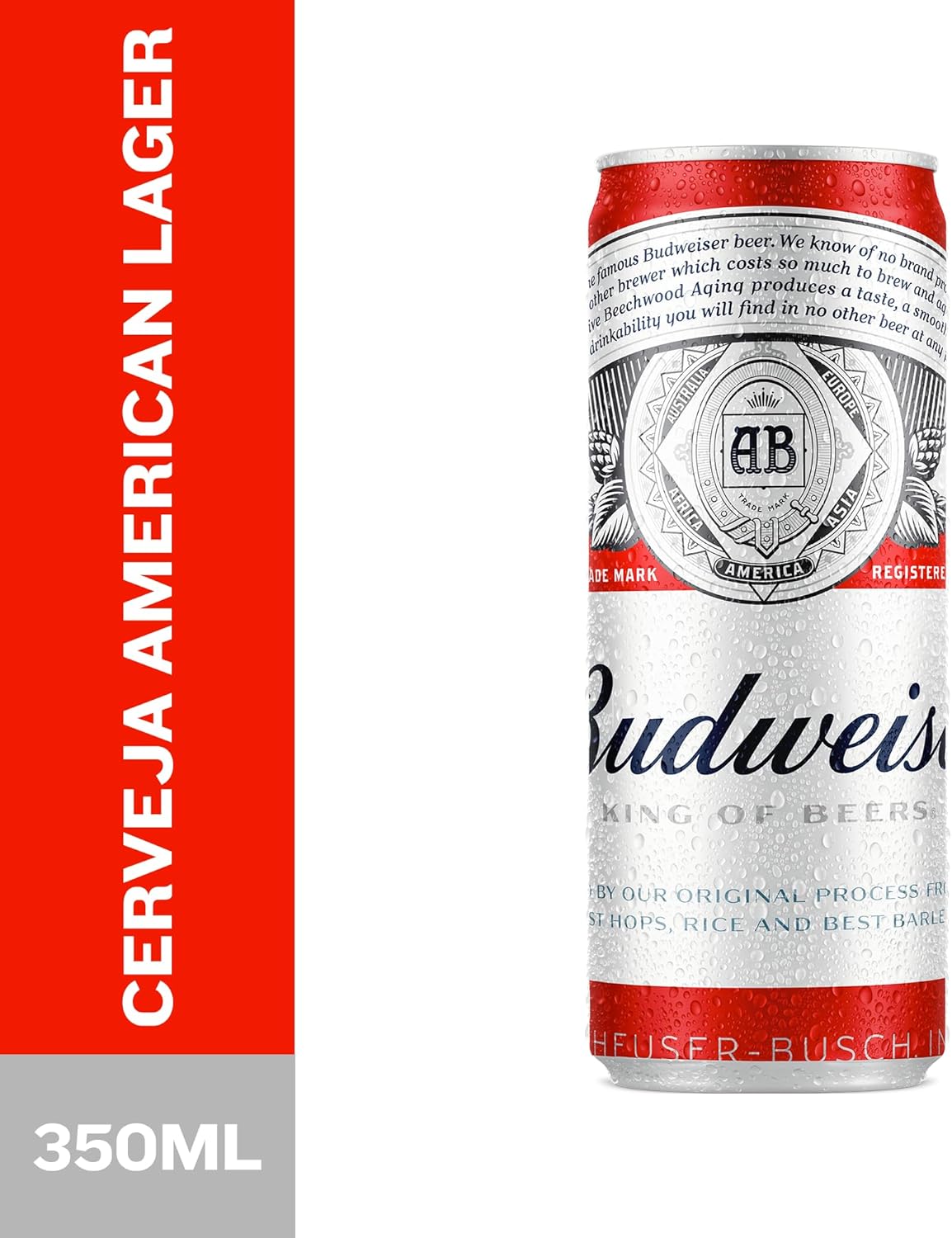 Cerveja Budweiser American Lager Sleek 350ml: Vale a pena o pack com 12?