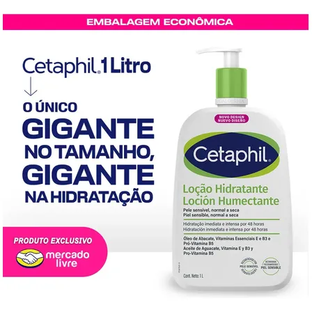 Cetaphil Loção Hidratante 1L: Vale a pena para pele sensível?