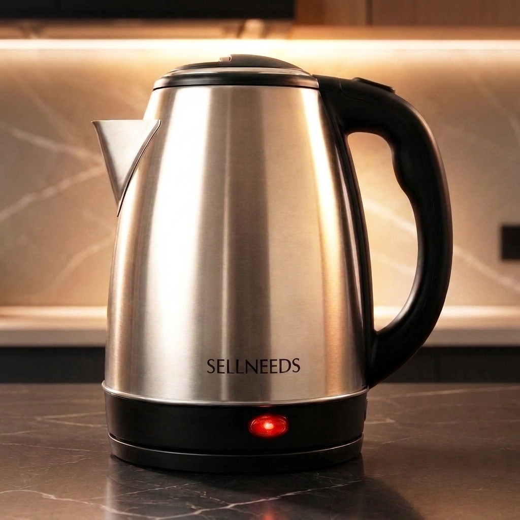 Chaleira Elétrica em Aço Inox 110V para Café e Chá