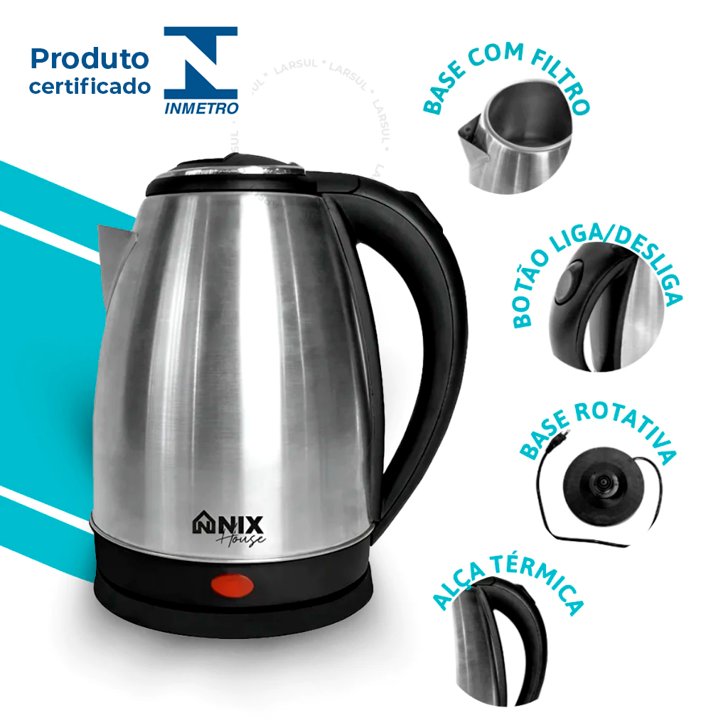 Chaleira Elétrica Inox 2L: Vale a pena? Análise Técnica