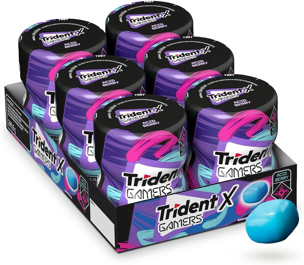 Chiclete Trident X Gamers Acid Berry: Vale a pena essa edição?