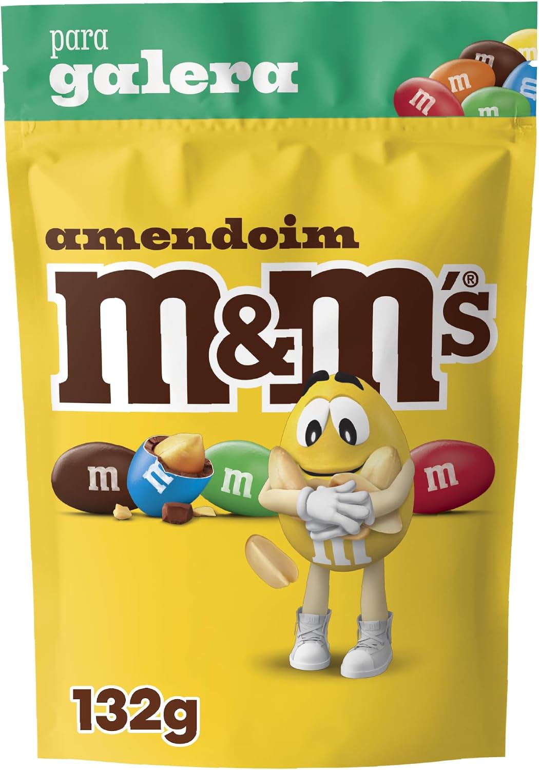 Chocolate M&M'S Amendoim 132g: O Clássico Favorito dos Lanches