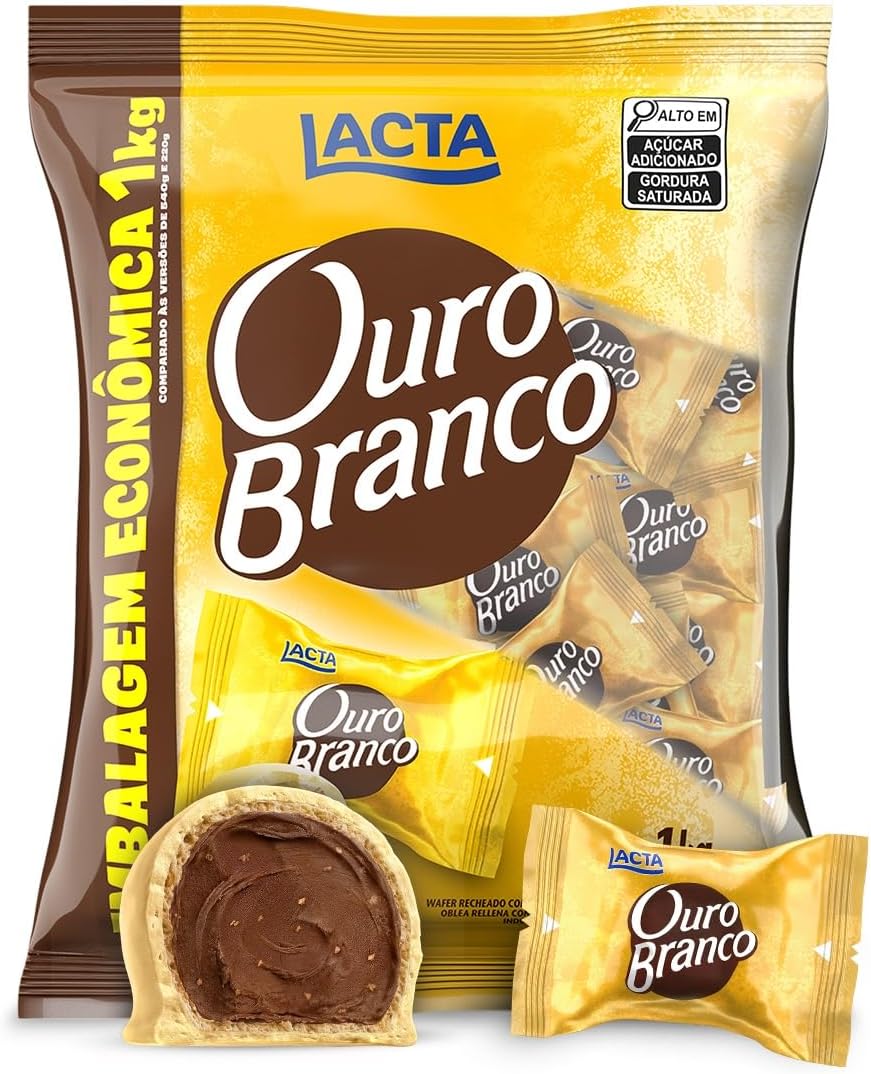Chocolate Ouro Branco Pacote 1Kg: O Clássico em Tamanho Família