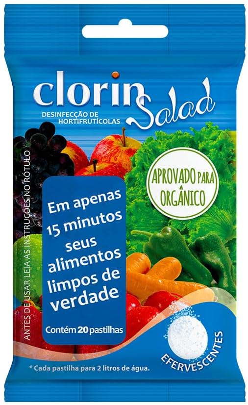Clorin Salad: Higienizador de Frutas e Verduras em Pastilhas