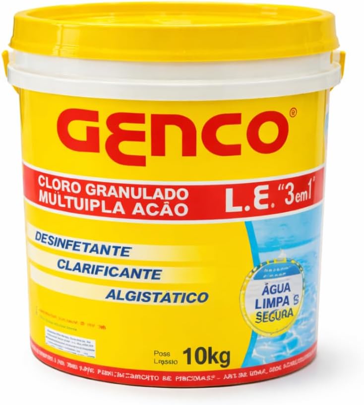 Cloro Genco L.E. Mult 3x1 - Balde de 10kg