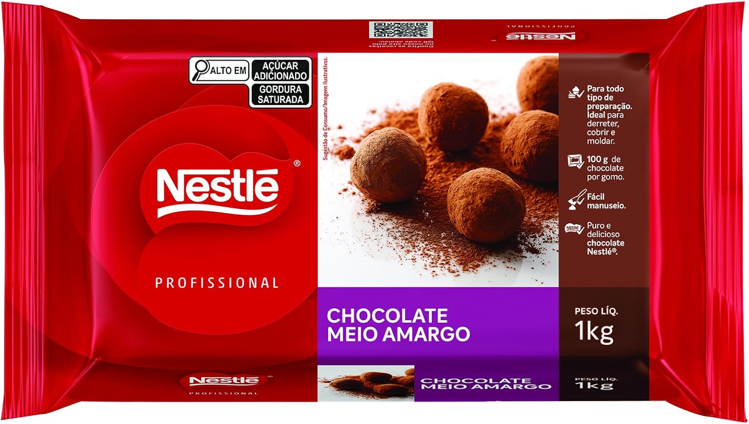 Cobertura Nestlé Professional Chocolate Meio Amargo 1kg: Vale a pena?